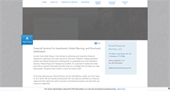 Desktop Screenshot of kronkfinancialservices.com