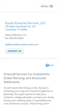 Mobile Screenshot of kronkfinancialservices.com